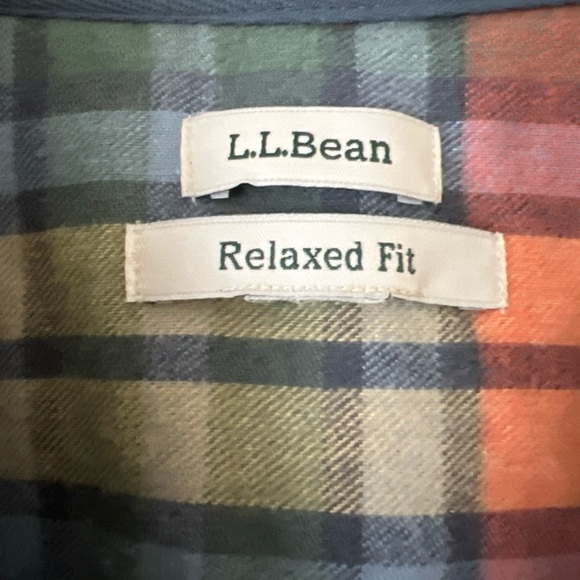 L.L. Bean Scotch Paid Flannel Zip Up Hoodie Washed Buchanan - Picture 4 of 8